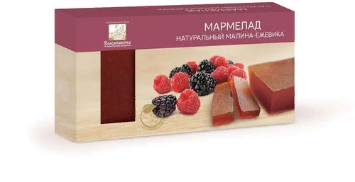  Мармелад пластовый 210г МАЛИНА-ЕЖЕВИКА в Боре